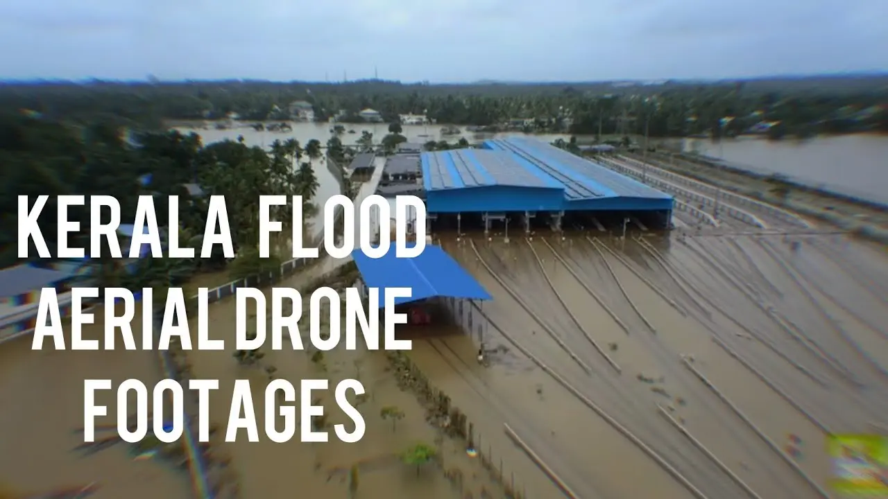 Kerala Flood Aerial Drone